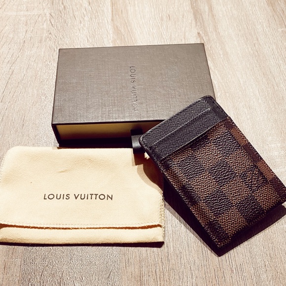 Louis Vuitton Other - Louis vuitton damier card money clip holder wallet